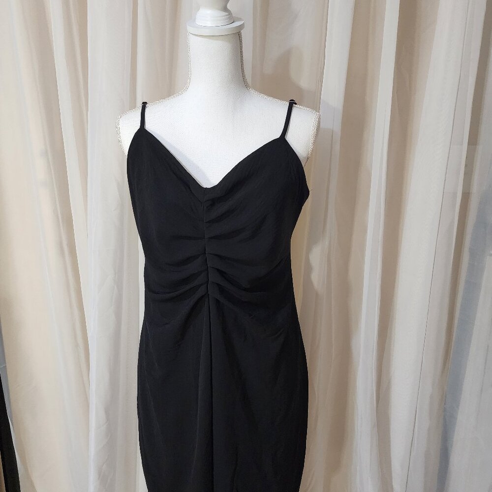 NWT- Spaghetti Strapped Black Dress